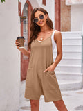 Lovelet Spaghetti Strap Romper with Pockets