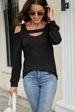 Cutout Cold-Shoulder Top