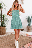 Ditsy Floral Strapless Mini Dress