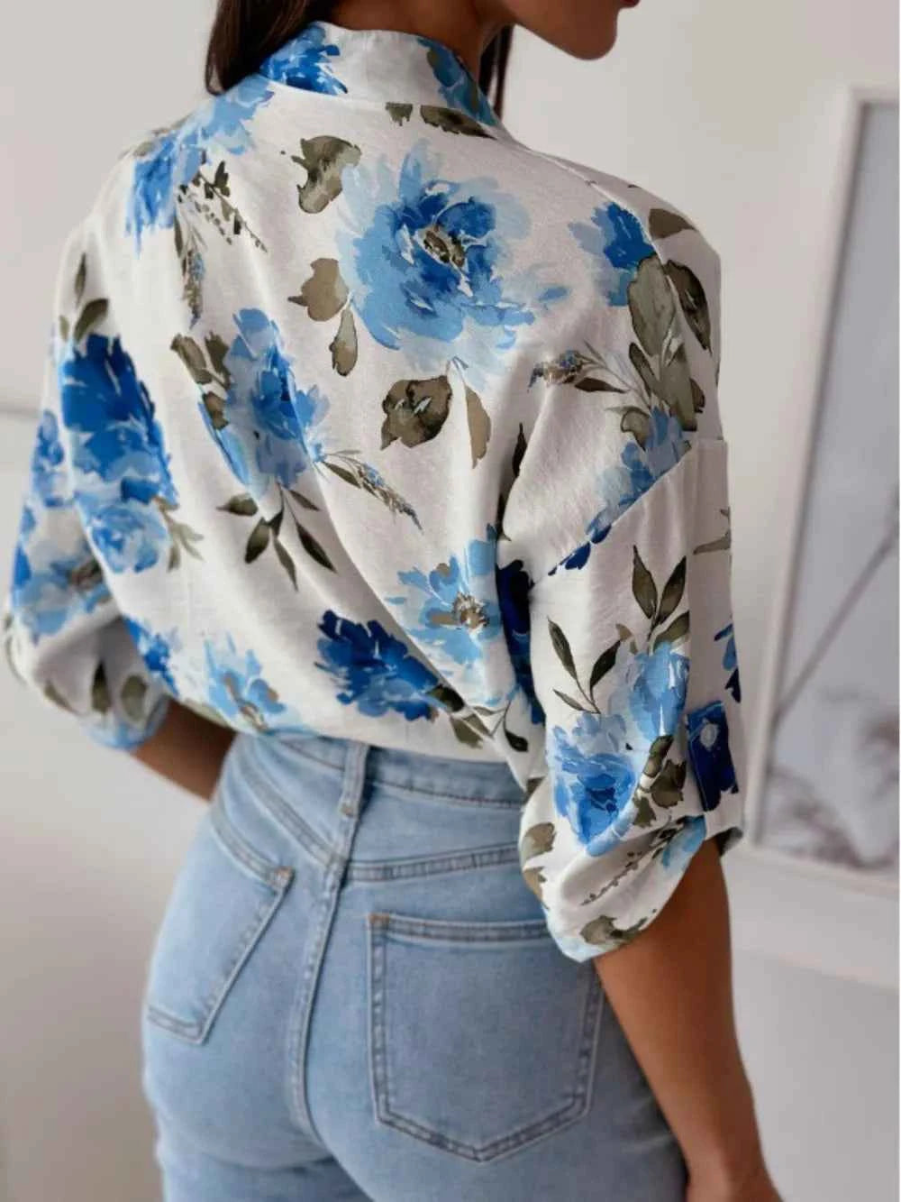 Printed Button Up Half Sleeve Shirt