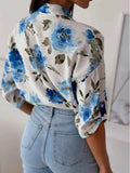 Printed Button Up Half Sleeve Shirt