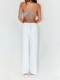 Tie Back Sleeveless Tank Top