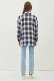 Be Cool Plaid Flannel Button Down Shirt with Chest Pocket