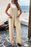 Devine Pocketed Spaghetti Strap Overalls
