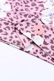Printed Side Slit Round Neck Tank
