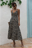 Daisy Print Surplice Midi Cami Dress