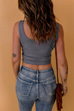 Scoop Neck Wide Strap Tank