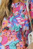 Floral Smocked Flutter Sleeve Top