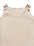 Pocketed Scoop Neck Sleeveless Dress