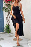 Perfee Spaghetti Strap Scoop Neck Midi Dress