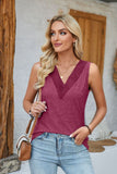 Lace Detail V-Neck Tank