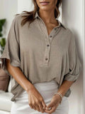 Collared Neck Half Sleeve Top