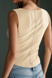 Scoop Neck Wide Strap Tank