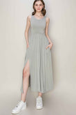 HYFVE Sleeveless Slit Midi Dress