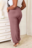 Basic Bae Full Size Soft Rayon Drawstring Waist Pants with Pockets elegancydose