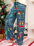 Christmas Straight Leg Pants elegancydose