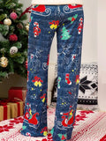 Christmas Straight Leg Pants elegancydose