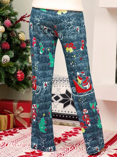 Christmas Straight Leg Pants elegancydose