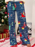 Christmas Straight Leg Pants elegancydose