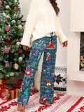 Christmas Straight Leg Pants elegancydose