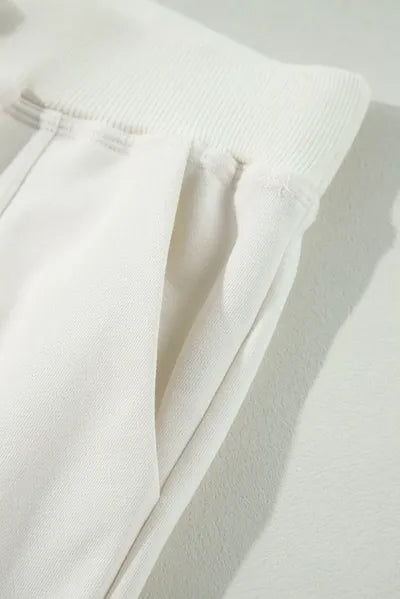 Drawstring High Waist Pants with Pockets elegancydose
