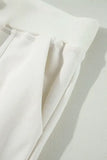 Drawstring High Waist Pants with Pockets elegancydose