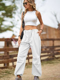 Drawstring Joggers with Pockets elegancydose
