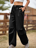 Drawstring Joggers with Pockets elegancydose