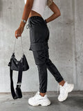 Drawstring Pants with Pockets elegancydose