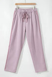 Drawstring Pants with Pockets elegancydose