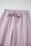 Drawstring Pants with Pockets elegancydose