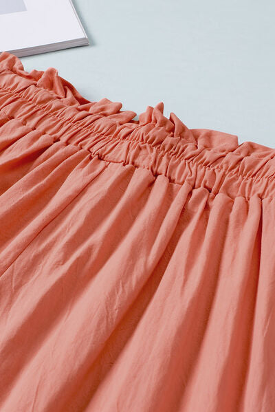 Drawstring Paperbag Waist Wide Leg Pants elegancydose