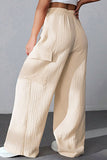 Drawstring Pocketed Wide Leg Pants elegancydose
