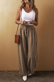 Drawstring Wide Leg Pants elegancydose