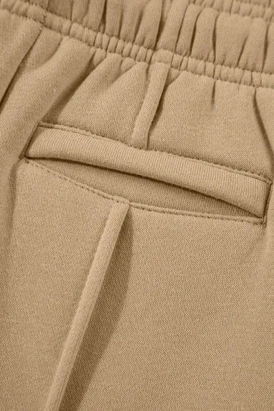 Drawstring Wide Leg Pants with Pockets elegancydose