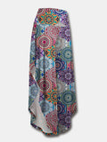 FAM-FAM Printed Wide Leg Pants elegancydose
