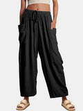 Full Size Wide Leg Pants with Pockets elegancydose