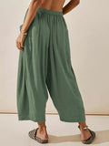 Full Size Wide Leg Pants with Pockets elegancydose