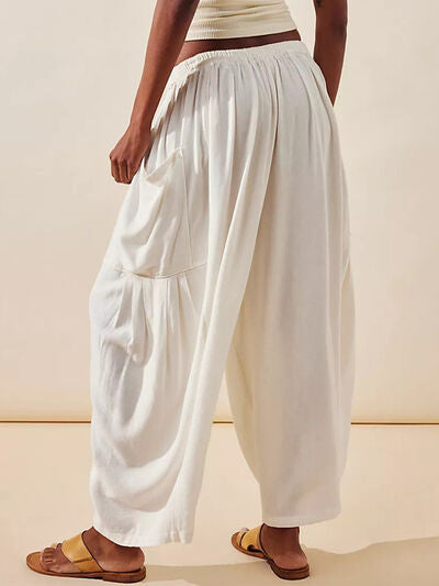 Full Size Wide Leg Pants with Pockets elegancydose