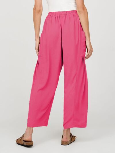 Full Size Wide Leg Pants with Pockets elegancydose