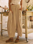 Full Size Wide Leg Pants with Pockets elegancydose