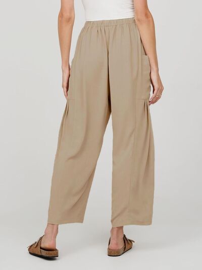 Full Size Wide Leg Pants with Pockets elegancydose
