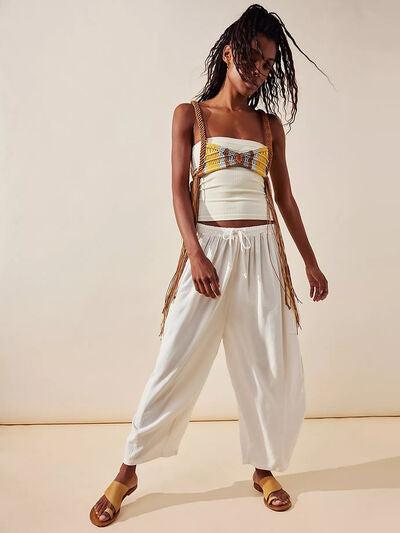 Full Size Wide Leg Pants with Pockets elegancydose