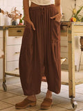 Full Size Wide Leg Pants with Pockets elegancydose