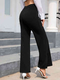 High-Rise Flare Pants elegancydose
