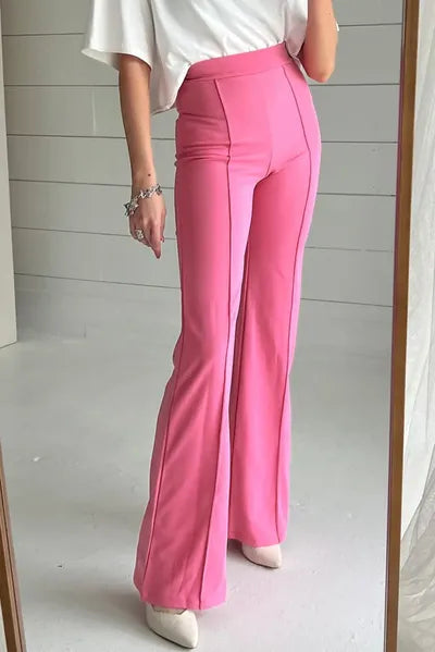 High Waist Straight Leg Pants elegancydose