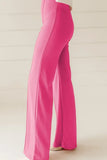High Waist Straight Leg Pants elegancydose