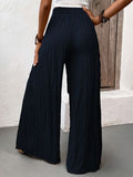 Honey Tied Slit Wide Leg Pants elegancydose