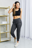 Leggings Depot Full Size Wide Waistband Cropped Joggers elegancydose
