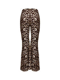 Leopard Flare Pants elegancydose